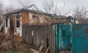 разбитый дом в Зайцево
