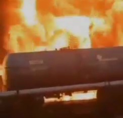 ВСУ разбили эшелон с топливом в Крыму